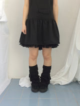 Pocket Flare Hooded Dress