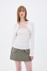 ARIOSO BOLERO SET / WHITE