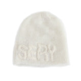 Keymisery Handmade Angora Beanie (Ivory)