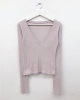 Kaya V-neck long sleeve (5color) 