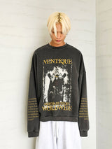 VENTIQUE Pigment Nightmare Sweatshirt 1colors