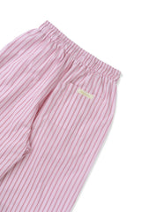 Stripe easy pants_pink