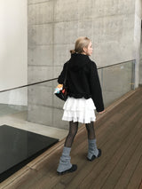 Slit Wave Golji Leg Warmers (3c)