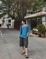 Lea Cut-Off Boat Neck Knit