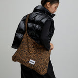 LEOPARD CORDUROY ECO CROSS BAG