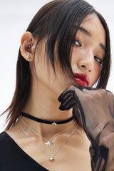 SHINE STAR SINGLE EARRINGS (M)