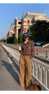 Super Pintuck Wide Cotton Pants