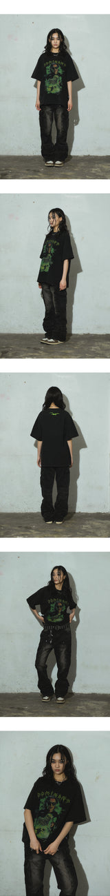 ネオンウォッシングTシャツ