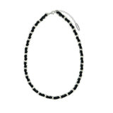 ベルベットチェーンネックレス [black]