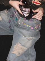 Kitsch mix pop colorful toy belt