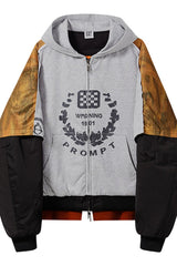 Layered Camo Edge MA1 Jacket