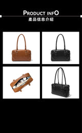 “DOLAT-ABAD” Suede Bowling Bag