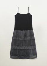 シアープリーツドレス (Black)