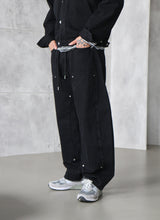 [UNISEX] カーペンターブラックデニムジャケット