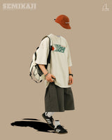 [SEMADE] Airy Nylon Fatigue Bermuda Pants