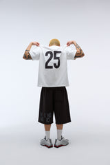 Weekend warrior people artwork T-shirt (White)