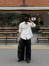 Cove embossed stripe shirt