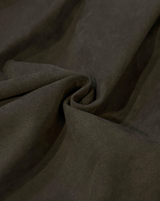 brondy matte suede asymmetric sk