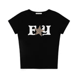 FY レオパードTシャツ (BLACK) F25QB100