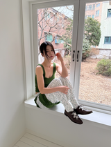 ♡メイド♡ フローラル レッグウォーマーパンツ