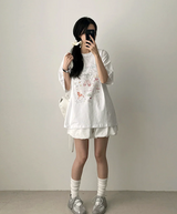 Line cover*pumpkin balloon miniskirt*pants
