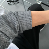 Hendes Daily Ribbed Semi-Zip Up Knit