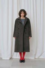 Herringbone double coat_brown