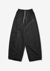 SO Work Side Snap Wide Balloon Pants