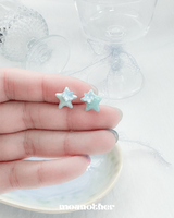 [Hearts2Hearts jiwoo Pick!] (Silver Post) Mint Summer Earring