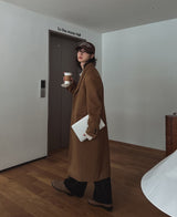 Melbourne single maxi coat