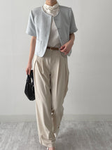 [Summer ver.] Launer Pocket Two-Tuck Wide Slacks
