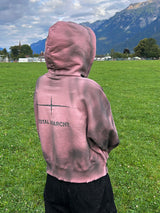 Unisex Tie Dye Over Hooded Zip-Up 2C