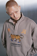 MU-WI PIN-KNIT COLLAR-TEE (Beige)
