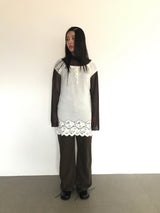 Sheer Dot Polar T-Shirt (3color)