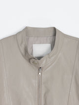 Bella Biker Leather Jacket (2color)