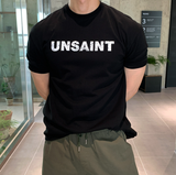 Aubre Unstint Lettering Muscle Fit Short Sleeve