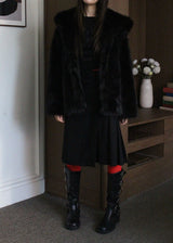 HOLIDAY HOOD FUR JACKET