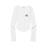 ANIV U-NECK SLIM FIT LONG SLEEVE T (3Color)