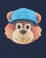 25FW 3D ACベアフェイスショートスリーブTシャツ ダークネイビー