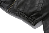 Dex Washed Leather Jumper (2color)