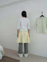 COMFY 3/4 SLEEVE T (WHITE)