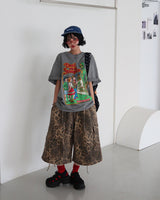 [UNISEX] エイリアンプリント半袖Tシャツ