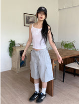 LIGHT FLAP BERMUDA SHORTS (3C)