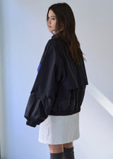 HIGH NECK OVERSIZE WINDBREAKER