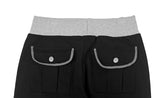 Conf color matching pocket bootcut pants