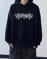 Cable Paint Over Hoodie