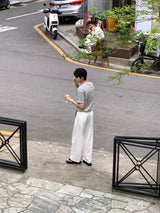 LMN Levan Two Tuck Wide Slacks (4 colors)