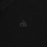 KIRSH PLAIN V NECK SLIM CARDIGAN [BLACK]