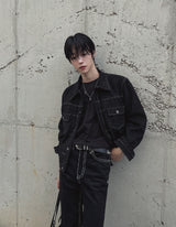 Brook Suede Trucker Jacket