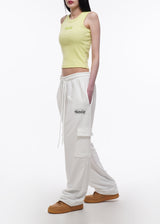 STACK LOGO STRING LOGO WIDE PANTS